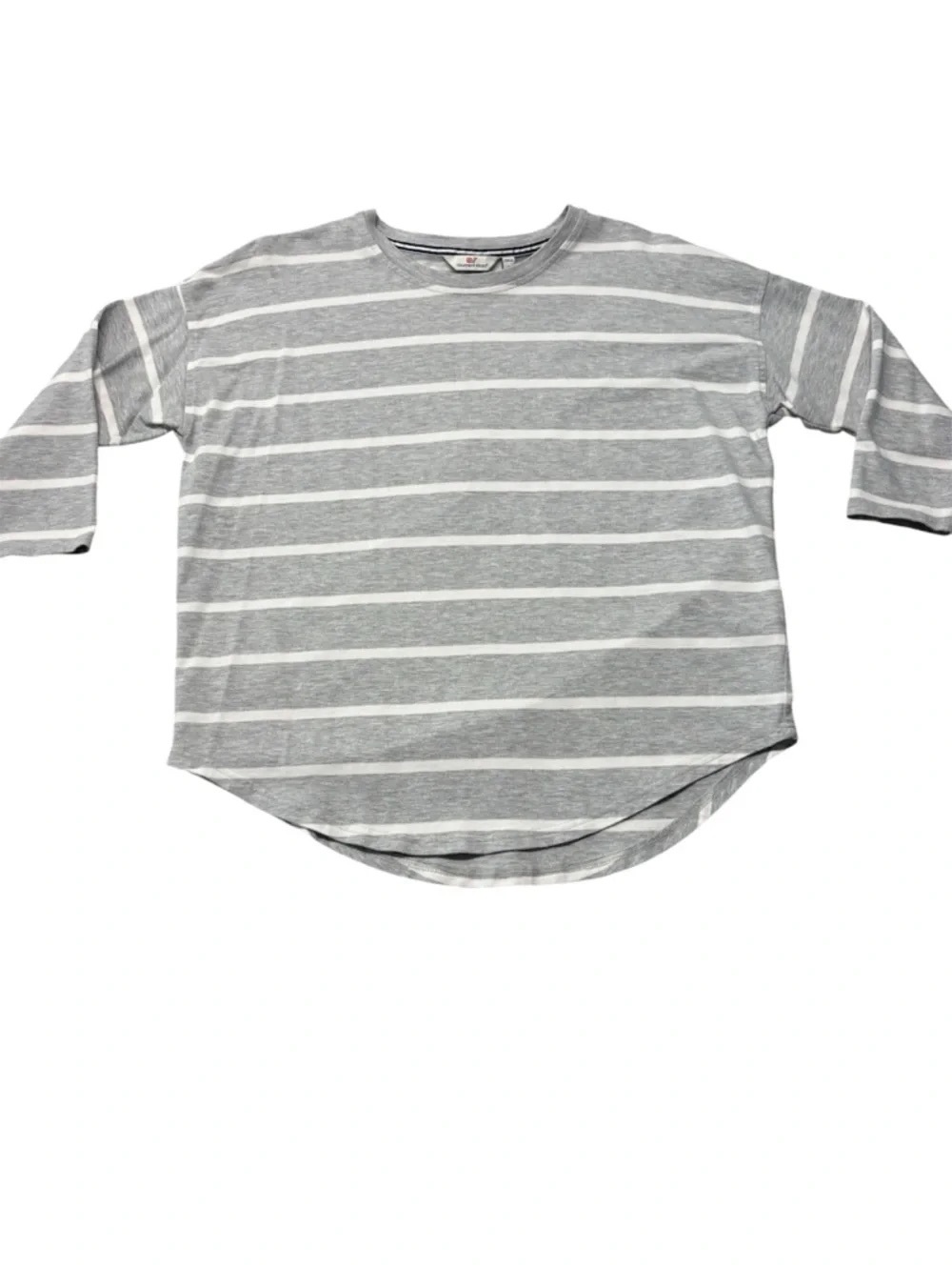 Women’s Gray & White Striped Tank Top